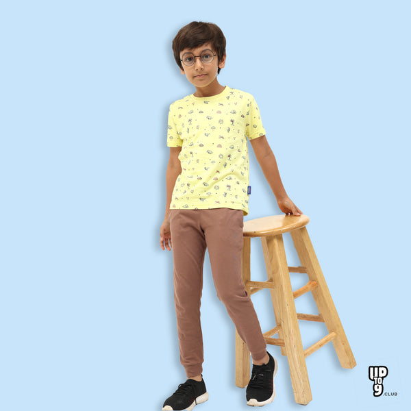 Graphic Printed T-Shirt & Pant  Set
