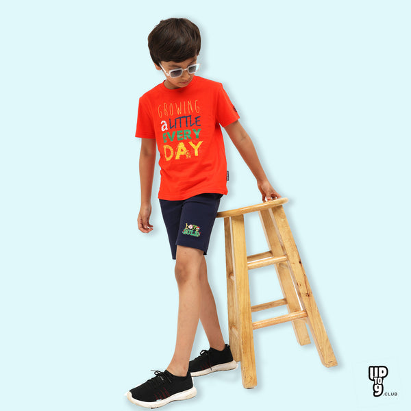 Graphic Printed T-Shirt & Shorts set